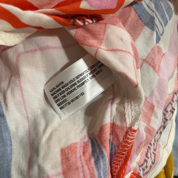 Original use print NWOT shirt print lightweight, material size XXL - Picture 5 of 5
